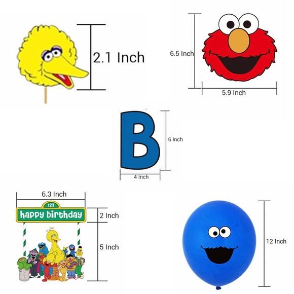 Sesame Street party decorations - Picture 7 of 7